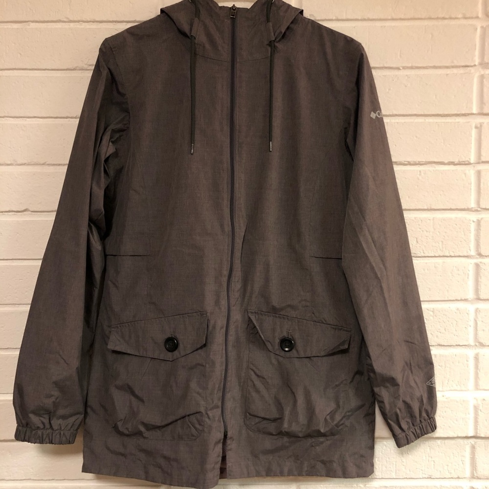 Columbia full zip rain jacket